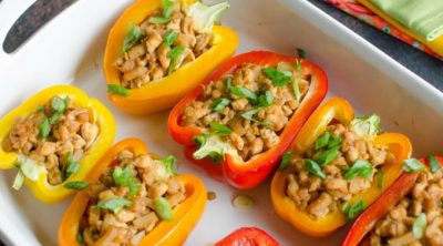 21 Day Fix Asian Stuffed Peppers