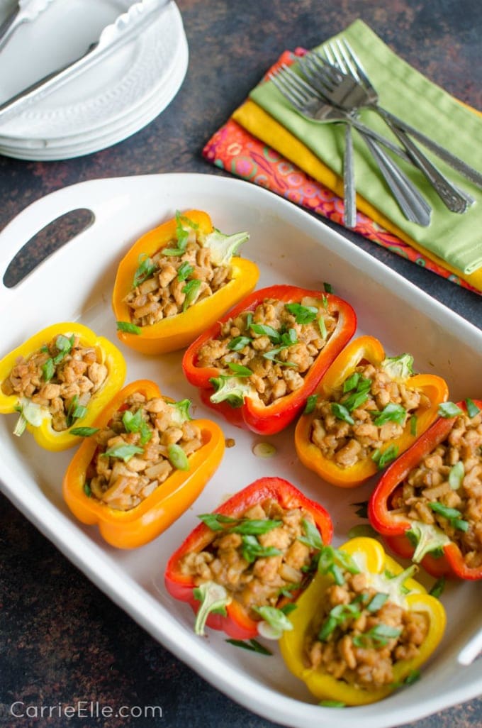 21 Day Fix Asian Stuffed Peppers