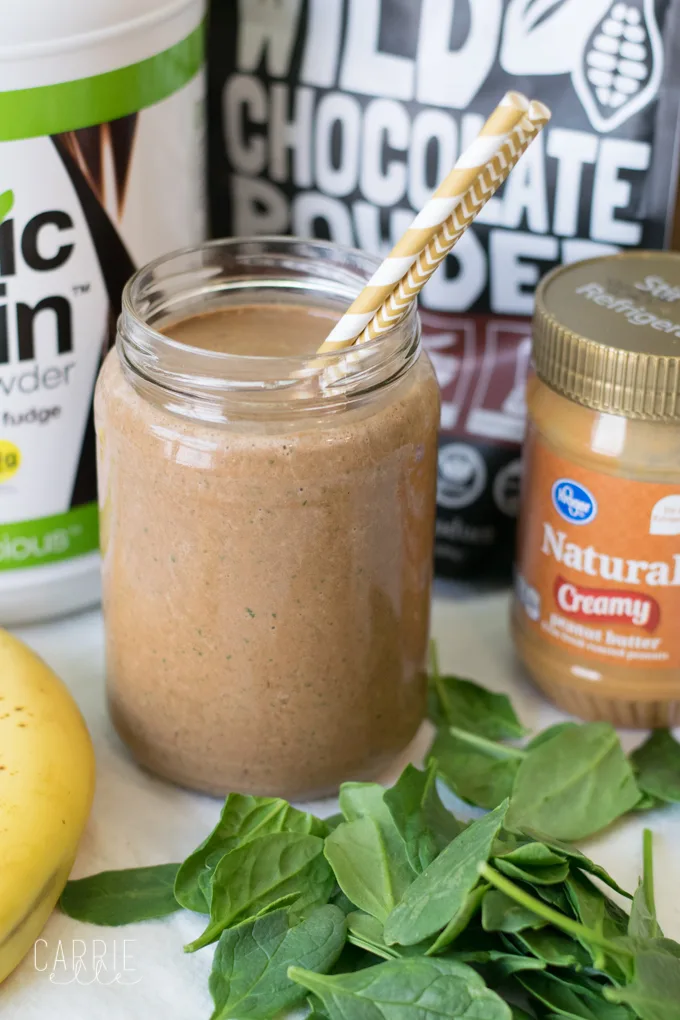 21 Day Fix Double Chocolate Peanut Butter Shake