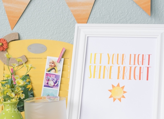 Let Your Light Shine Bright Printable