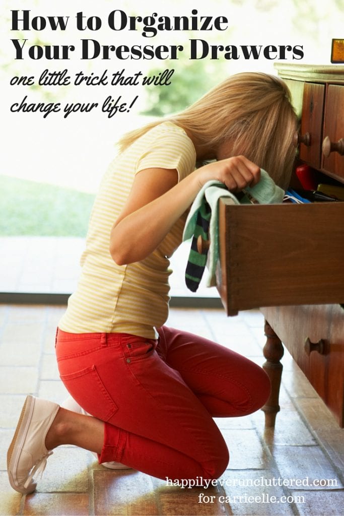 How to Organize Your Dresser Drawers