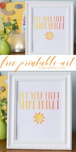 Let Your Light Shine Bright Printable - Carrie Elle