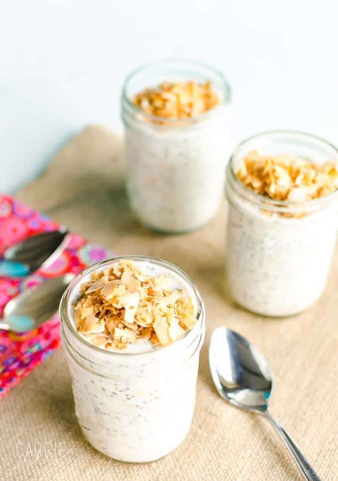 21 Day Fix Coconut Overnight Oats | With Weight Watchers Points!