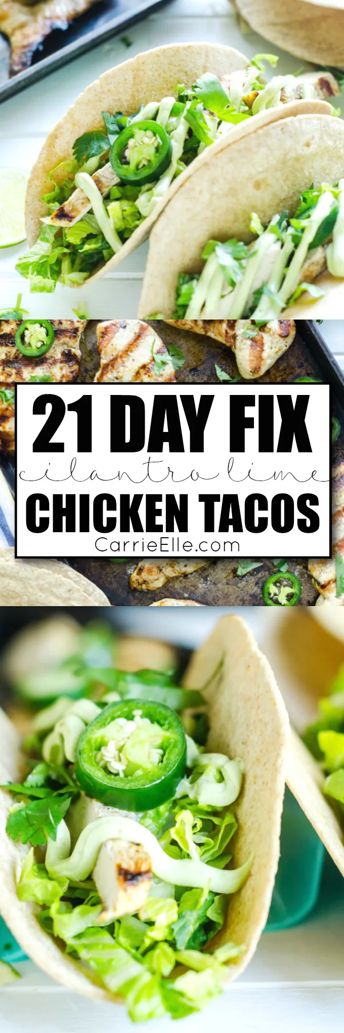 21 Day Fix Chicken Tacos