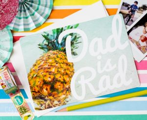 Printable Father's Day Card: Dad is Rad - Carrie Elle