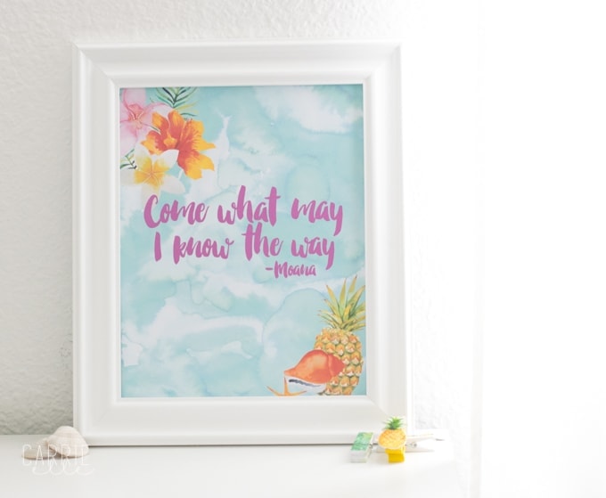 Printable Moana Wall Art