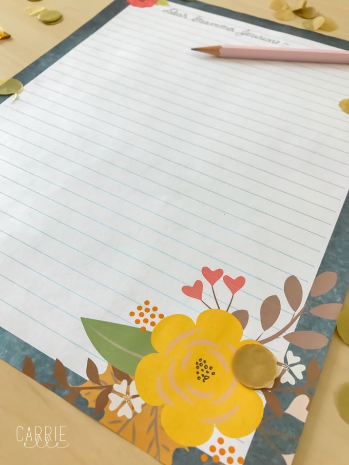 Letter Writing Challenge + Printable Fall Stationery