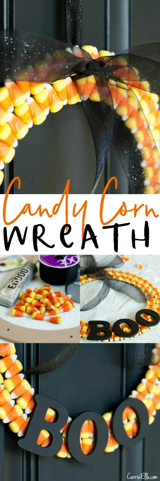 Candy Corn Wreath