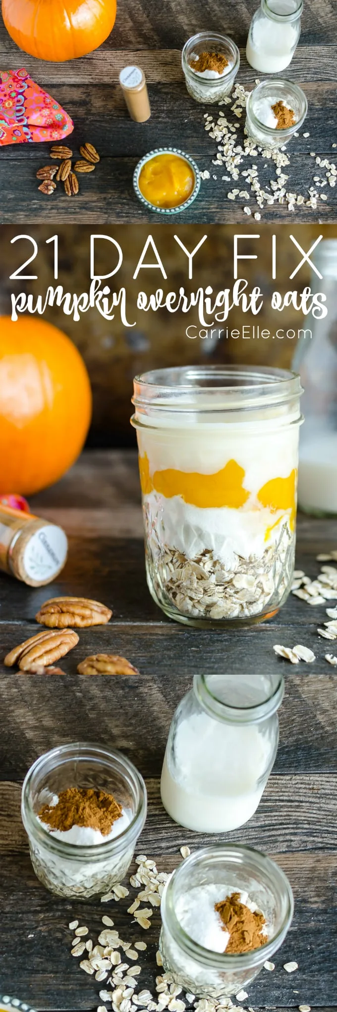 21 Day Fix Pumpkin Overnight Oats