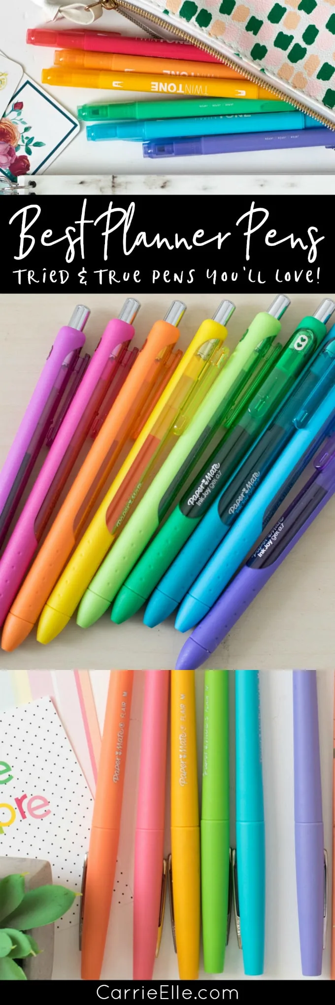 Best Planner Pens - Carrie Elle