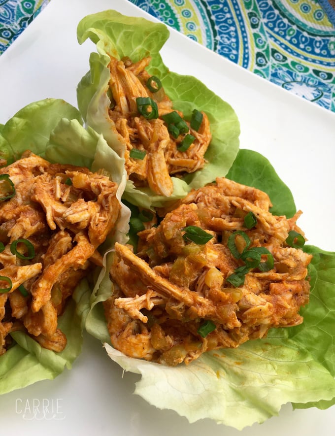 21 Day Fix Buffalo Chicken Wraps