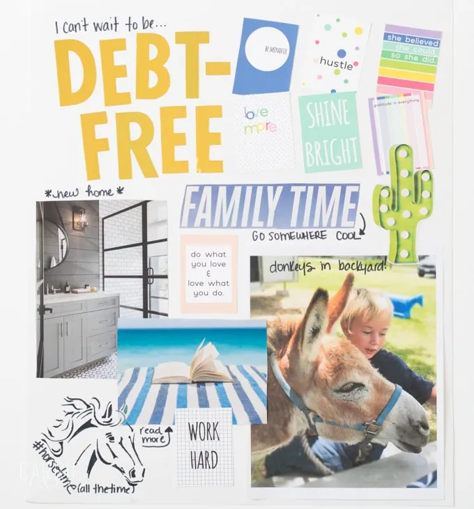 Printable Vision Board Quote Cards