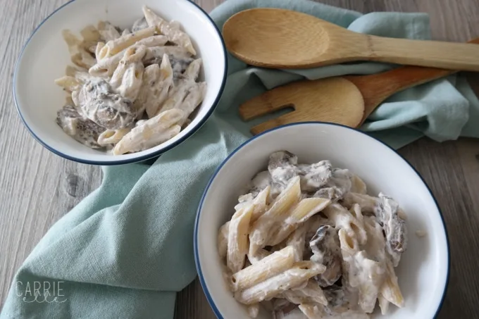 21 Day Fix Mushroom Ricotta Penne