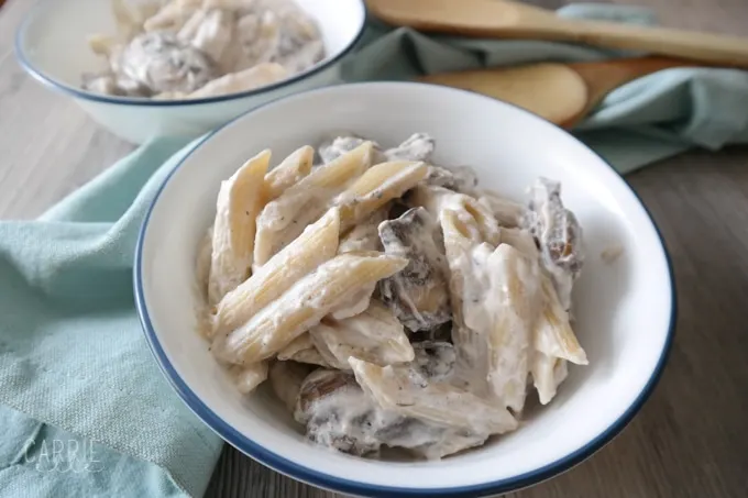 21 Day Fix Mushroom Ricotta Penne