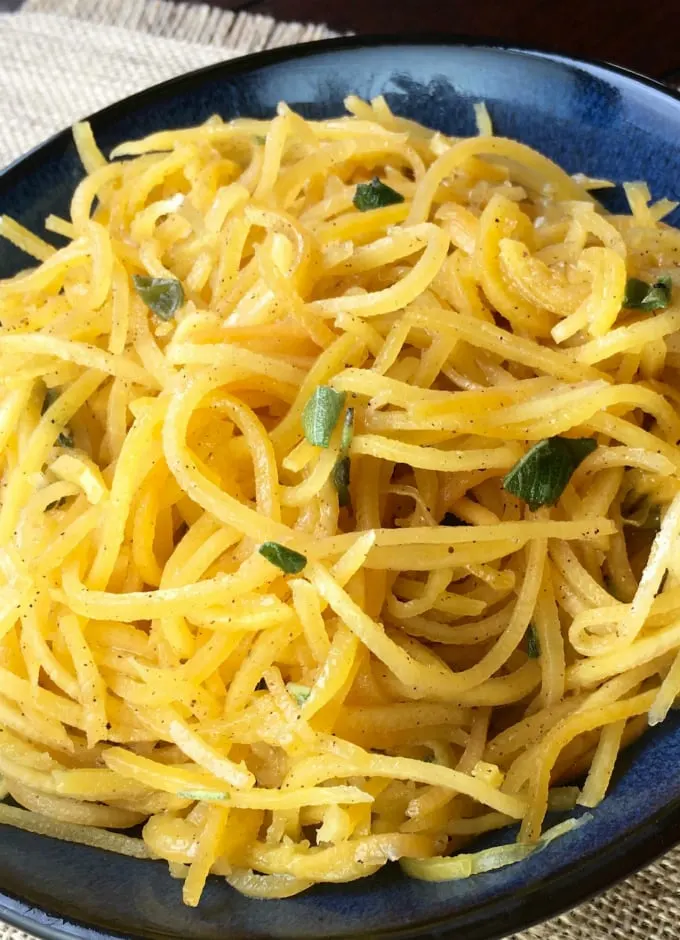 21 Day Fix Butternut Squash Noodles with Cinnamon and Sage (with Weight ...