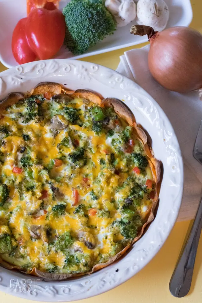 21 Day Fix Veggie Quiche