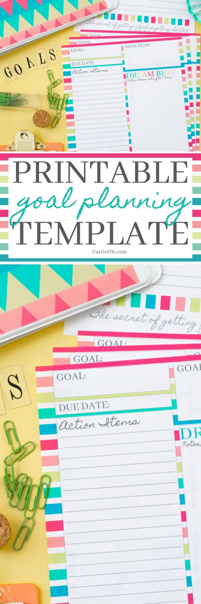Printable Goal Planning Template