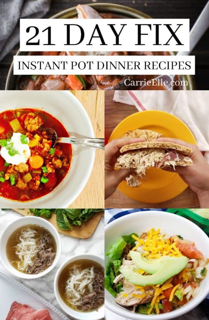 21 Day Fix Instant Pot Dinner Recipes Carrie Elle