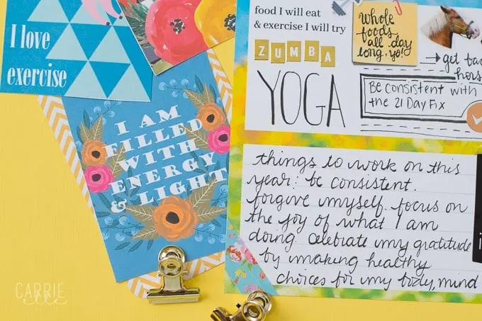 Printable Weight Loss Vision Board Template