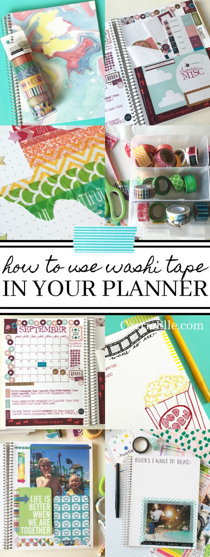 Washi Tape Planner Ideas - Carrie Elle