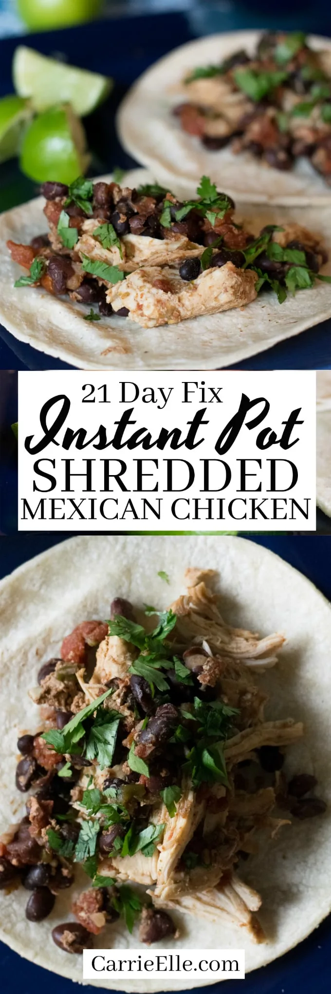 Instant Pot Shredded Mexican Chicken 21 Day Fix