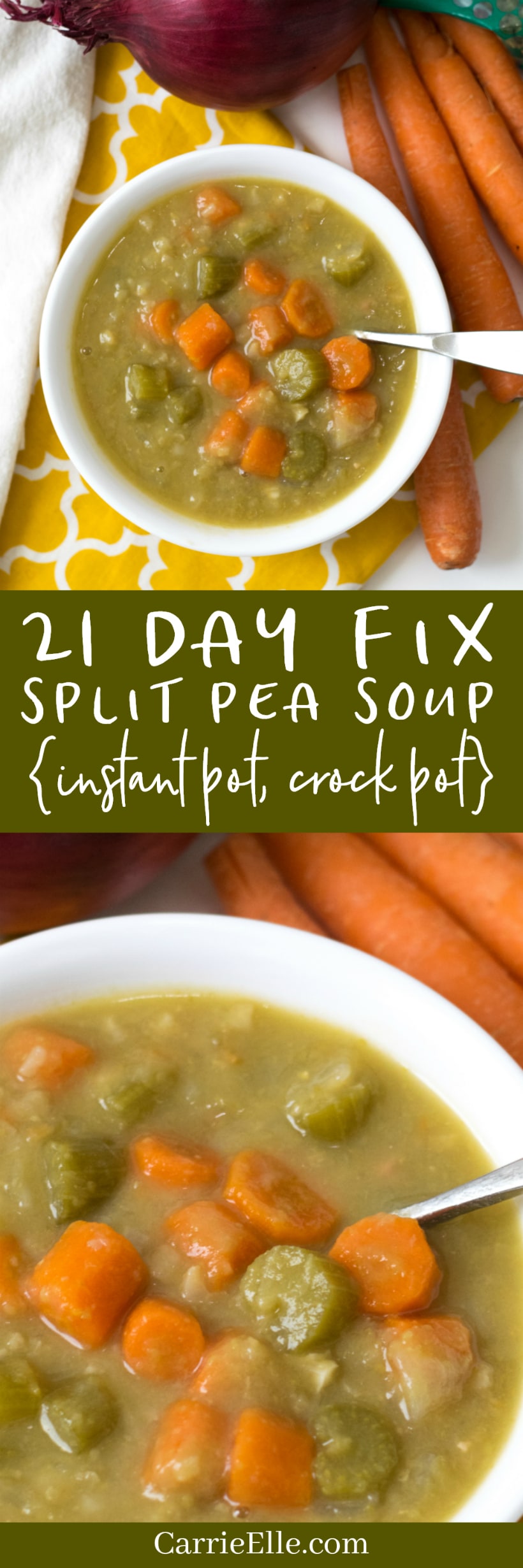 21 Day Fix Instant Pot Split Pea Soup