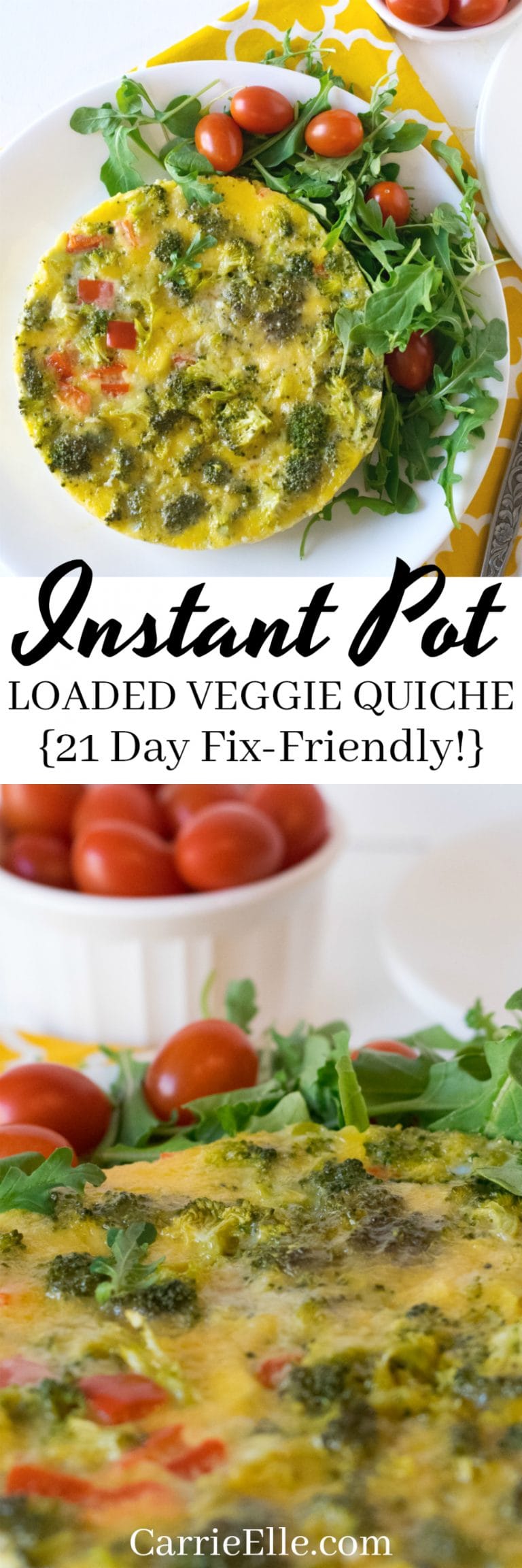 21 Day Fix Instant Pot Quiche Carrie Elle