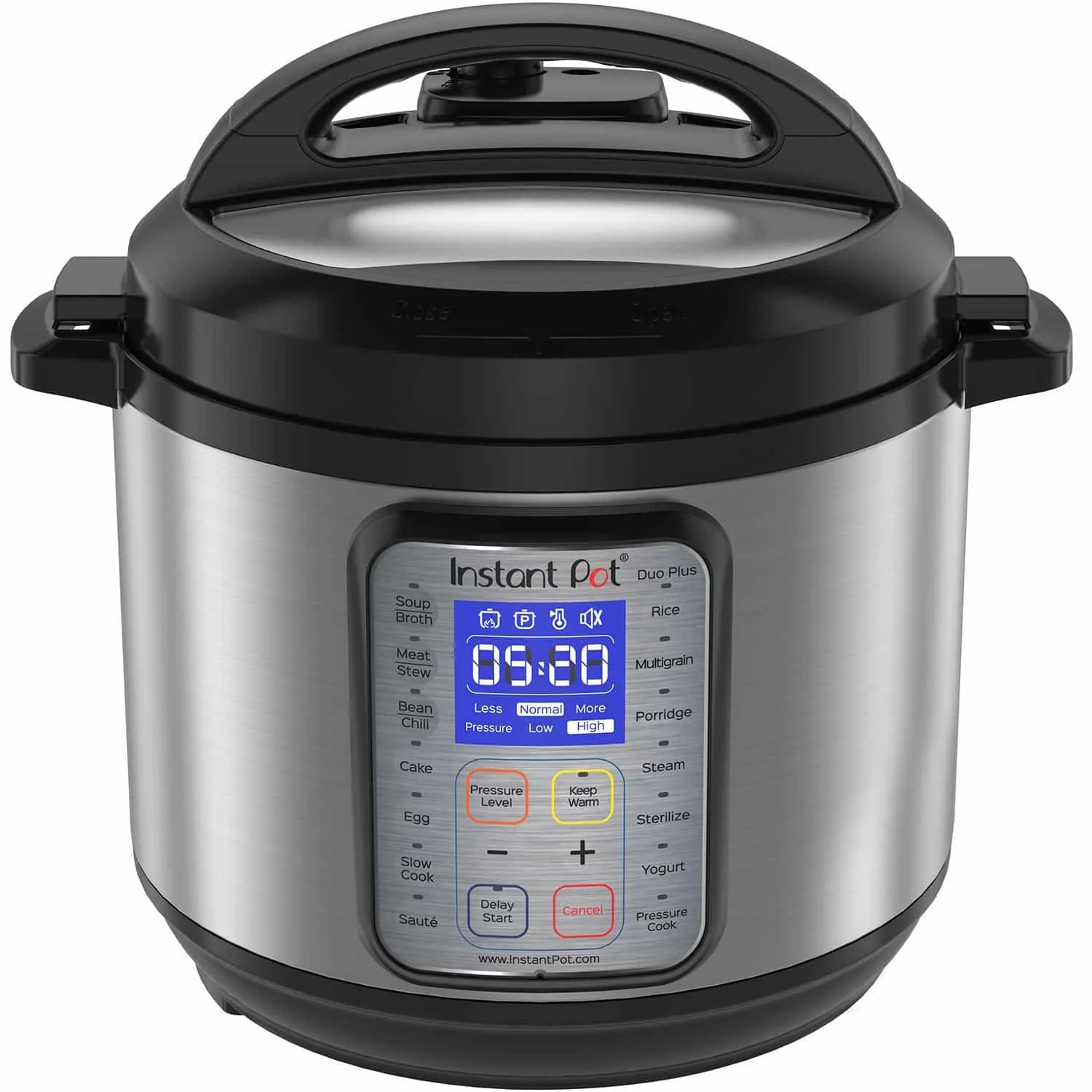 front face of an instant pot