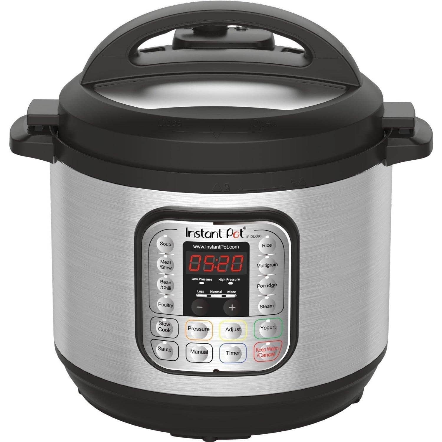 front face of an instant pot