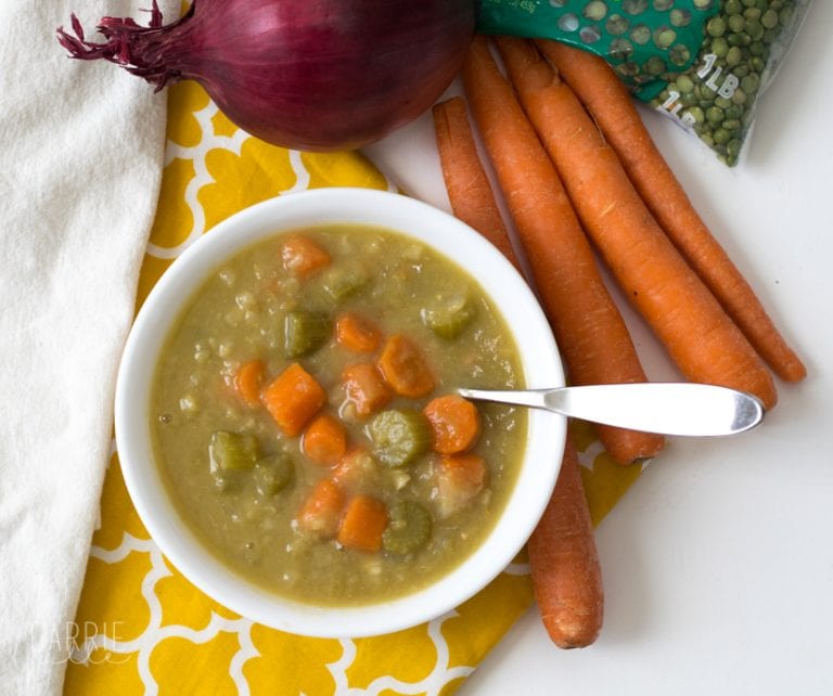 21 Day Fix Instant Pot Split Pea Soup (Crock Pot Instructions, Too
