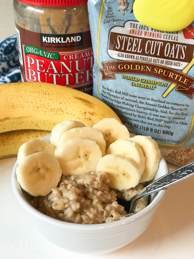 21 Day Fix Instant Pot Peanut Butter Steel Cut Oats