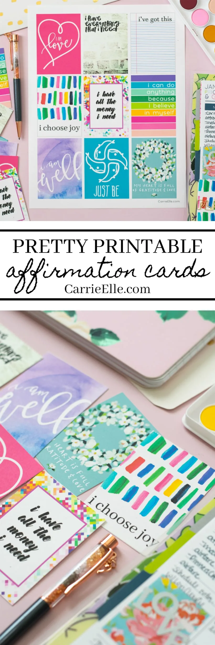 Printable Affirmation Cards