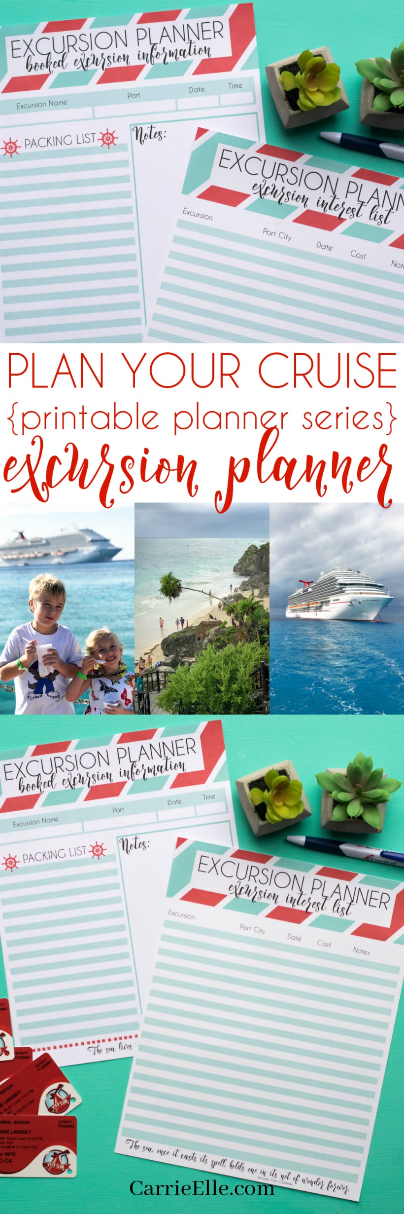 Printable Excursion Planner