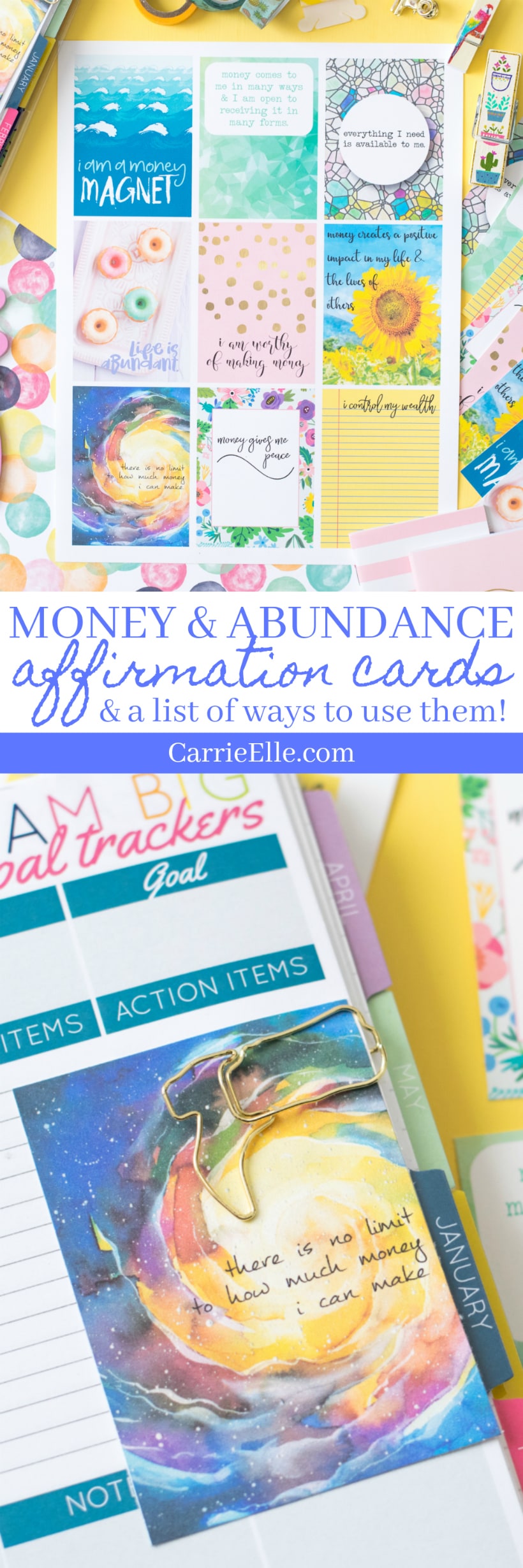 Printable Money Affirmation Cards