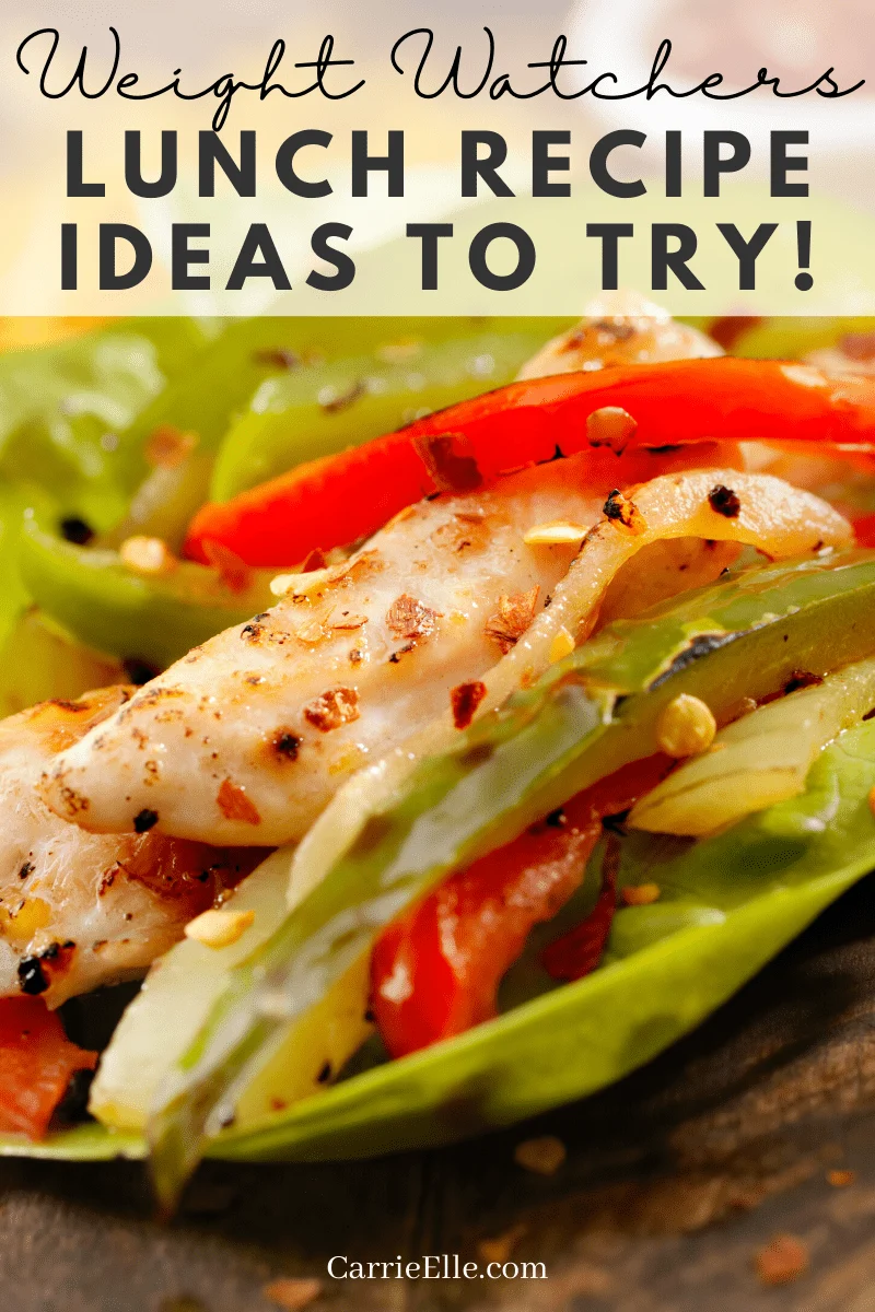 These Weight Watchers lunch ideas are a great way to start getting in the groove of meal planning...again.
