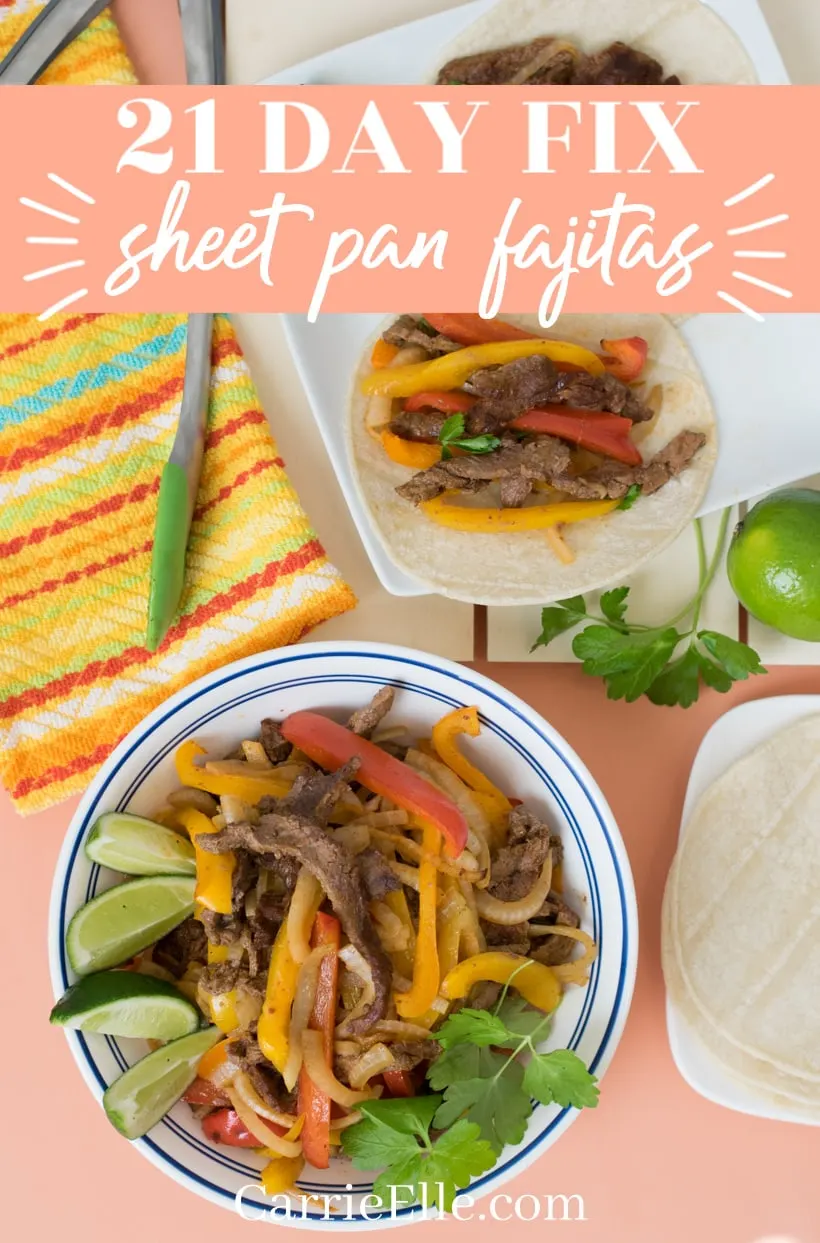 21 Day Fix Sheet Pan Fajitas