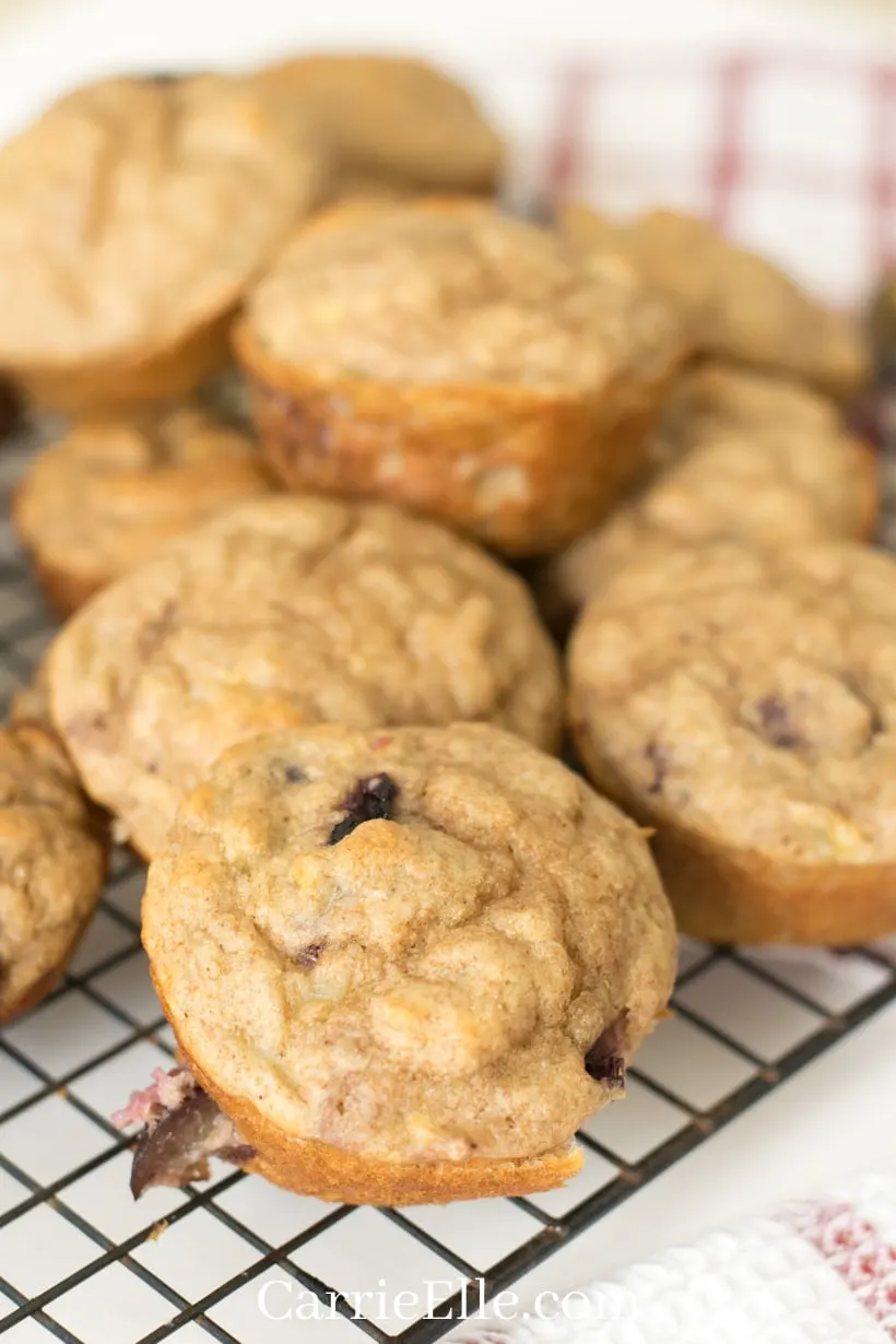 Yummy healthy muffins all on a plate