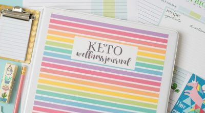 Rainbow keto notebook