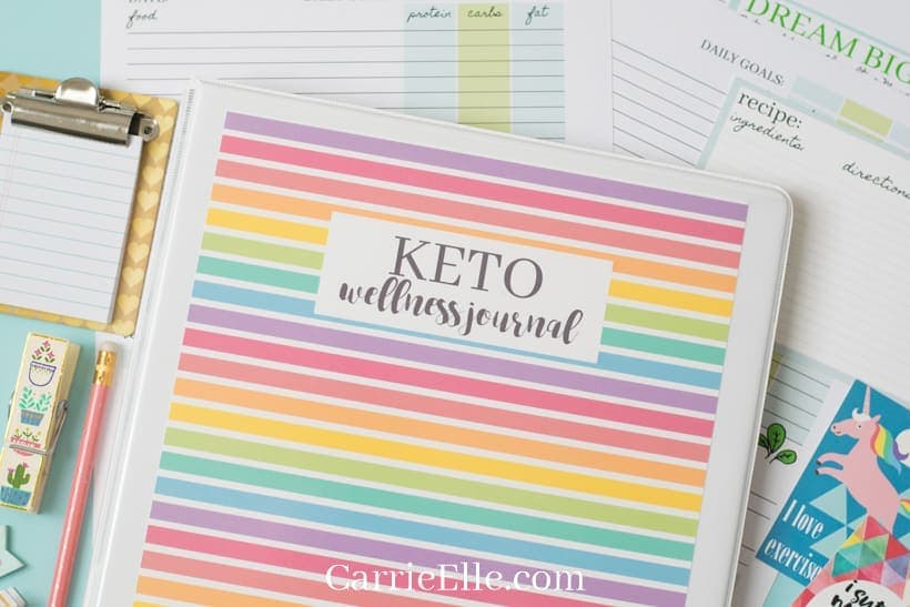 Rainbow keto notebook