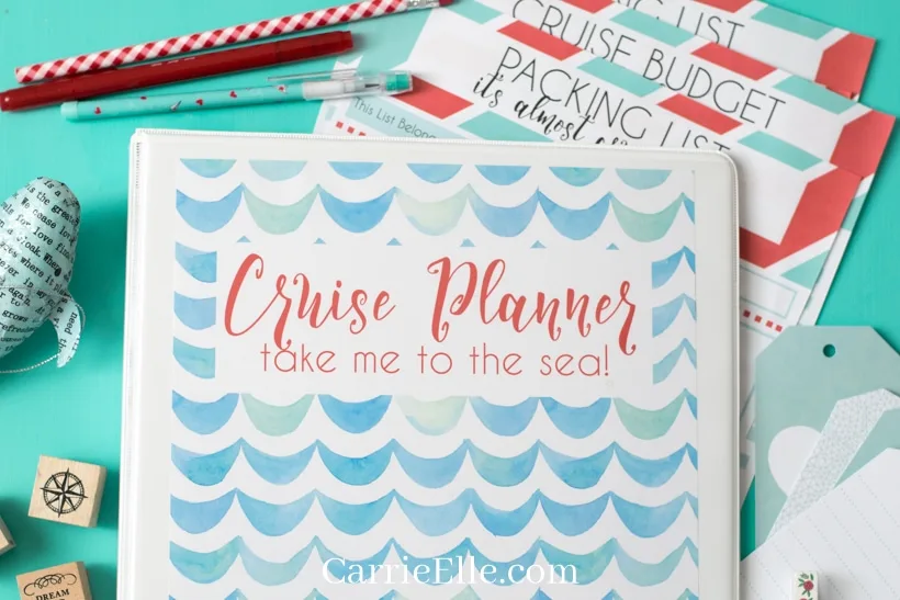 close shot of cruise planner