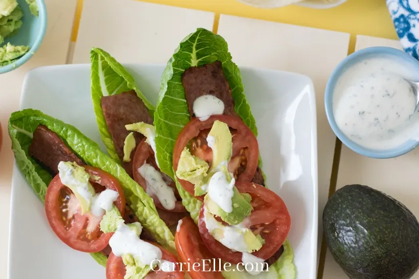 21 Day Fix BLTA Lettuce Wrap Tacos