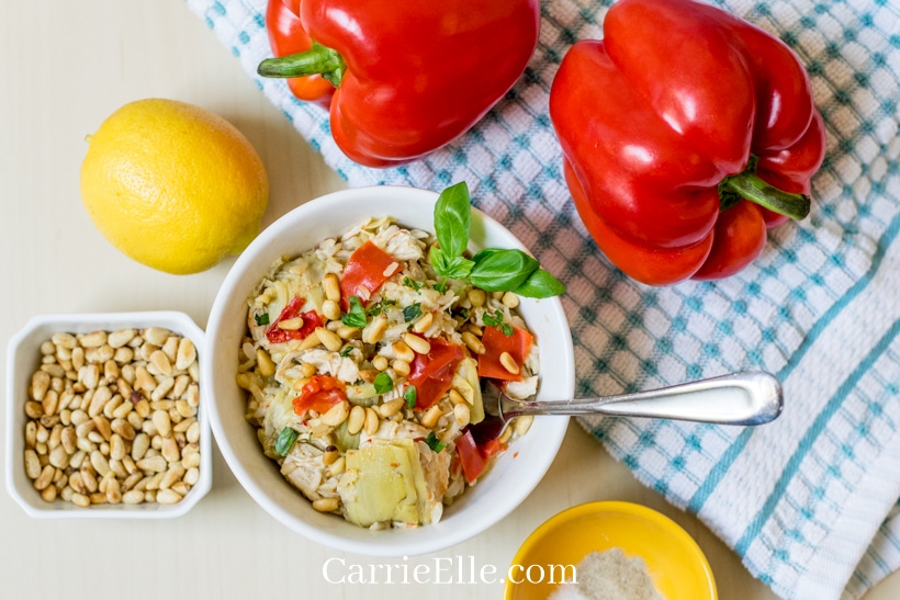 Instant Pot Mediterranean Chicken and Rice Bowl