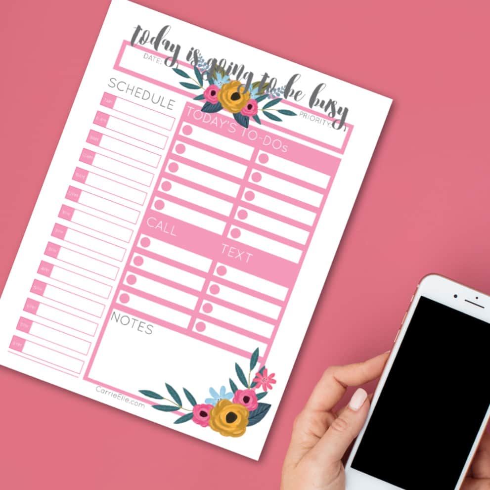 Printable Hourly Day Planner