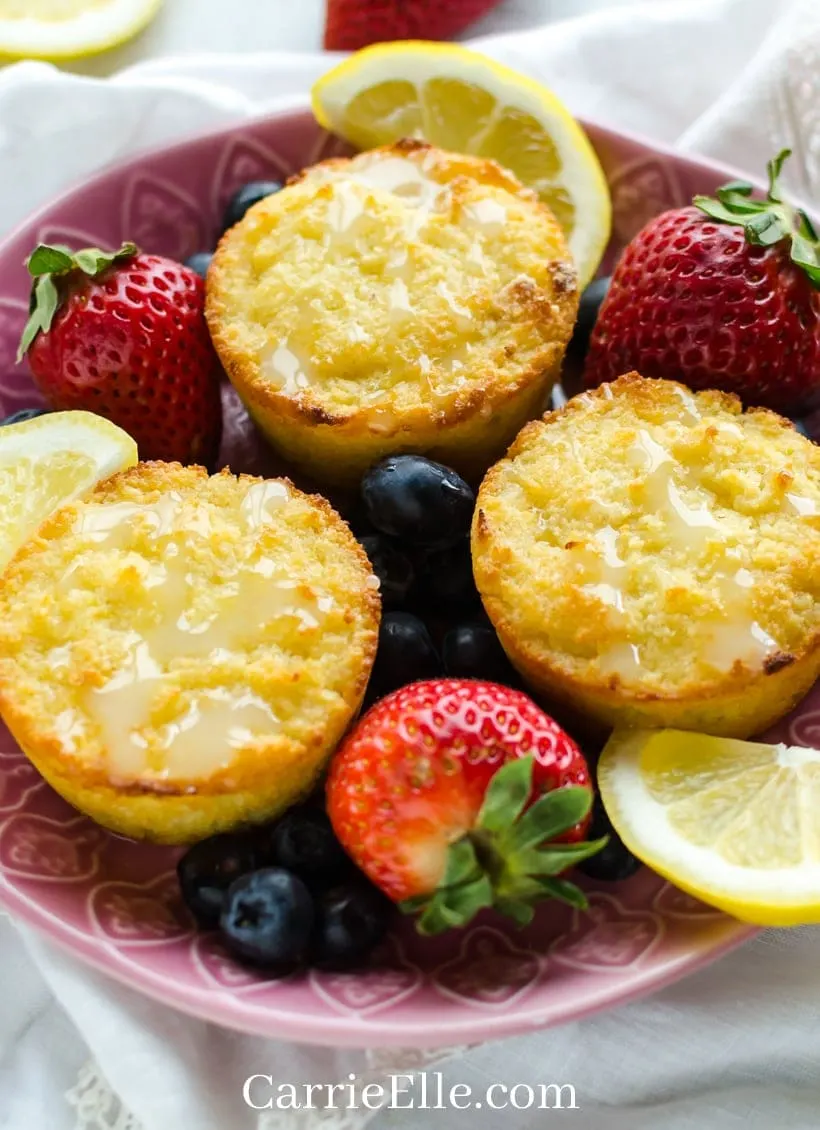Gluten-Free Lemon Muffins (21 Day Fix, Keto)