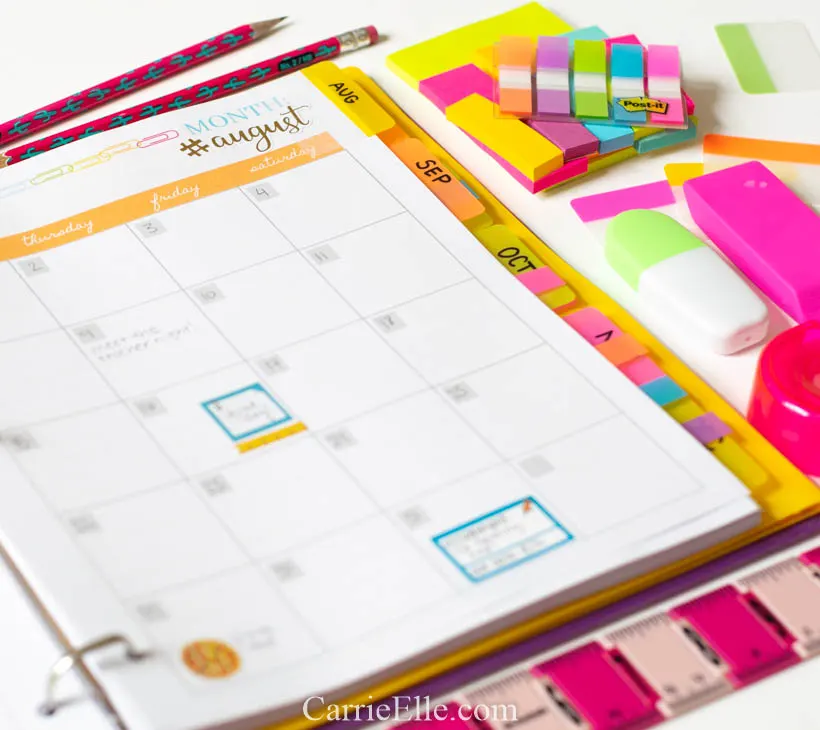 Printable Student Planner