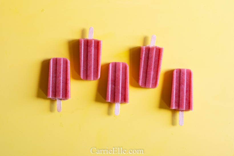 21 Day Fix Strawberry Banana Popsicles
