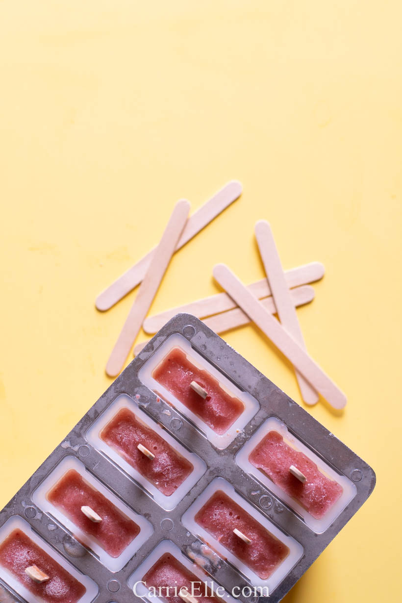 21 Day Fix Strawberry Banana Popsicles