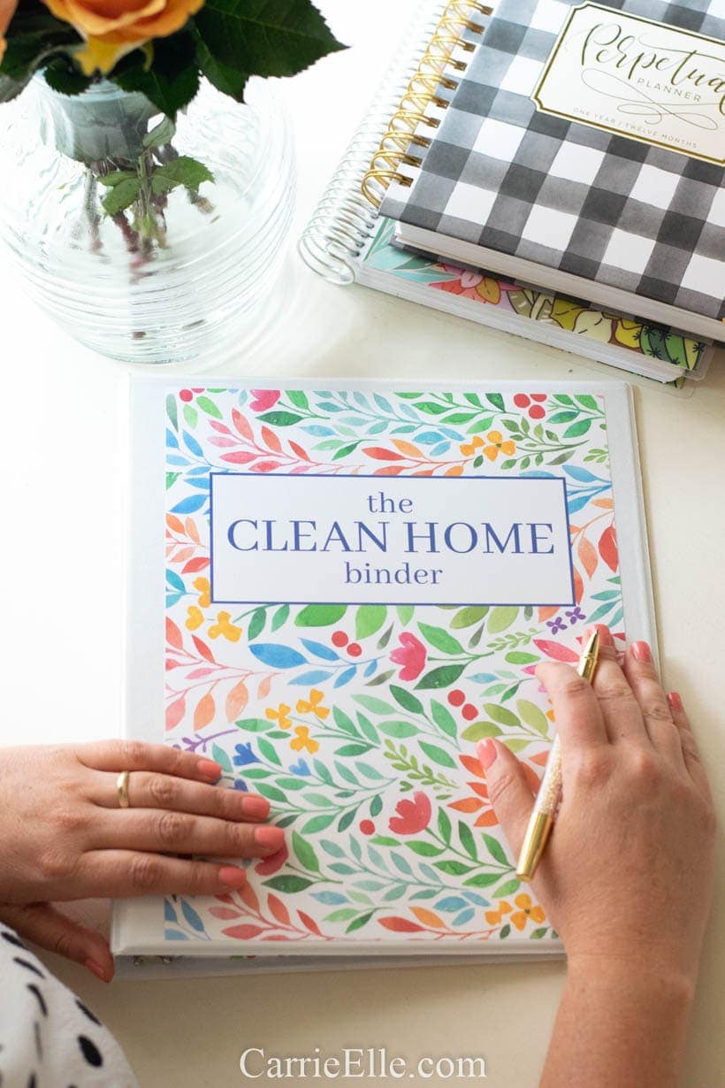 Printable Cleaning Binder