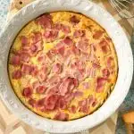 21 Day Fix ham and cheese breakfast quiche