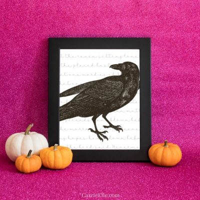 Printable Raven Wall Art